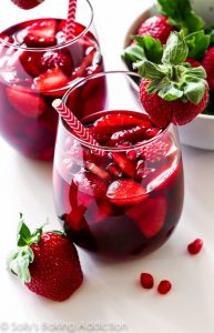 Strawberry Pomegranate Sangria 