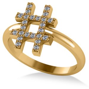 Hashtag Diamond Fashion Ring