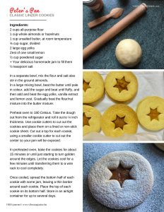 Peter's Pan: Classic linzer cookies - December 2017 VIBES