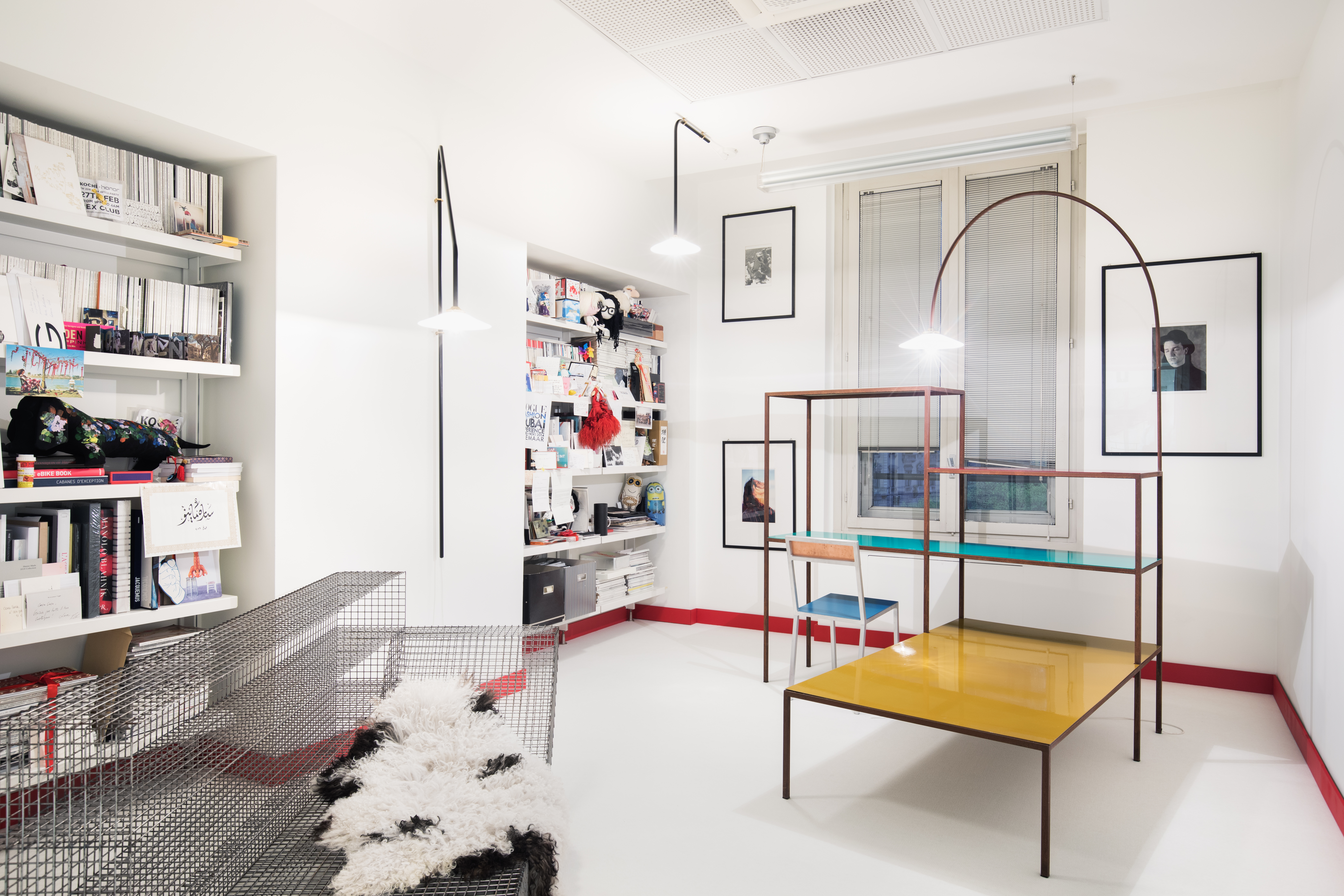 The "Vogue talents" office / Designed by Muller Van Severen / Life in Vogue / Design Week Milano 2018 Photo: VOGUE