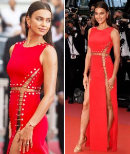 Irina Shayk in Atelier Versace