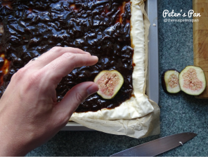 Onion chutney tart with feta Peter’s Pan