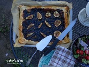 Onion chutney tart with feta Peter’s Pan